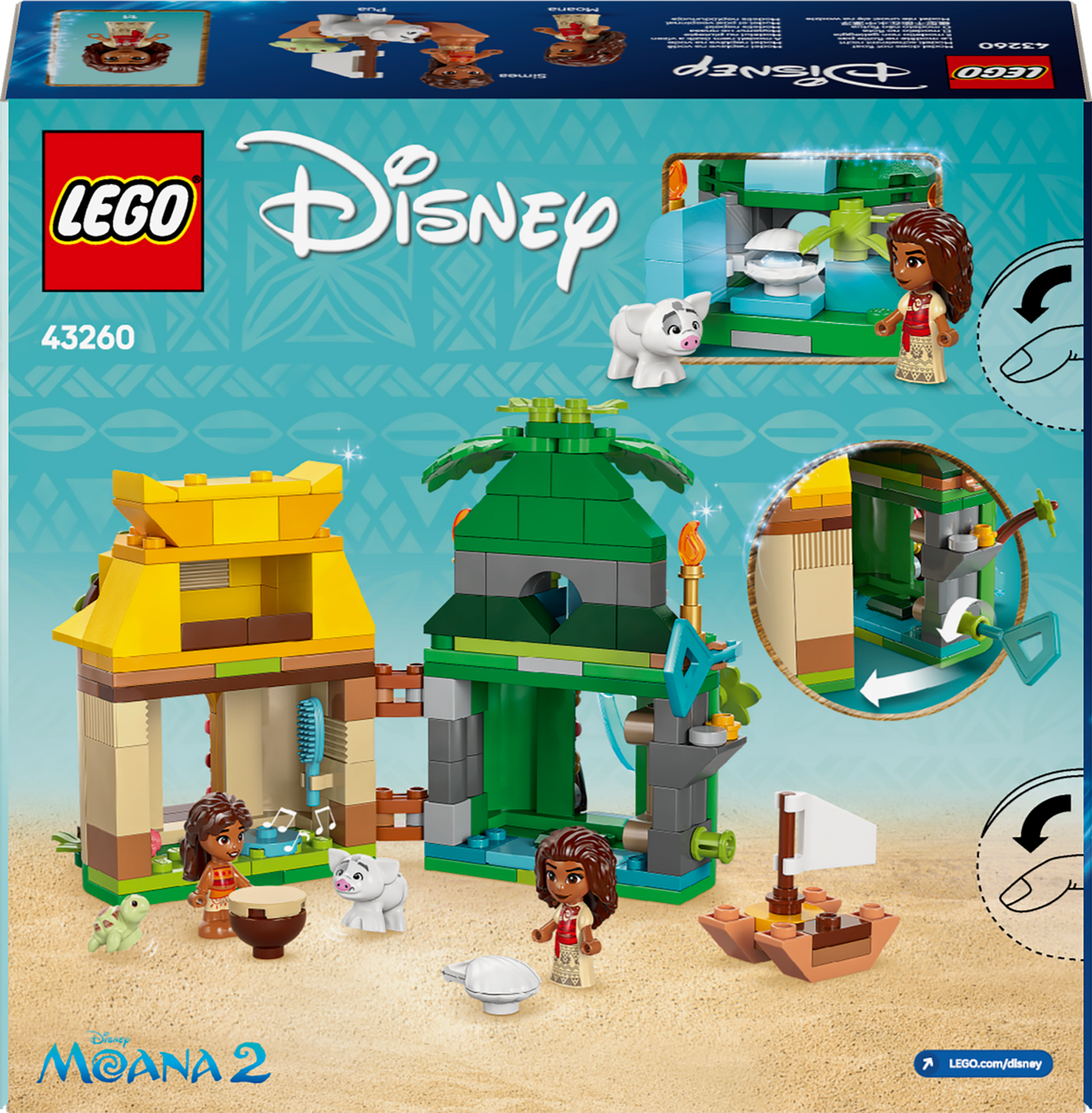 LEGO Disney 43260 Vaianos linksmybės saloje