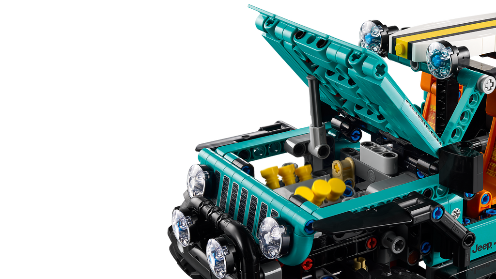 LEGO Technic 42227 Jeep Wrangler Rubicon visureigis