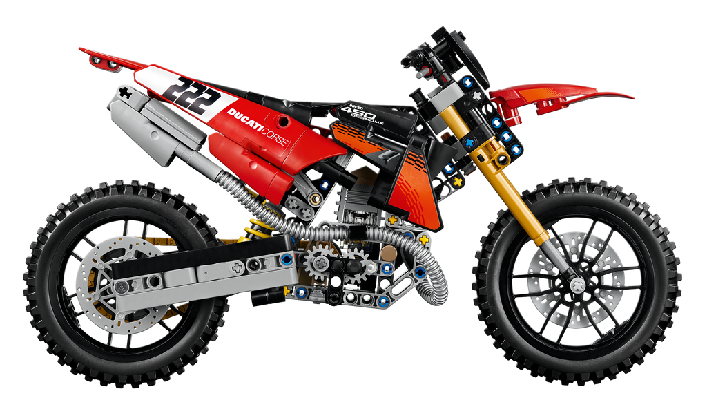 LEGO Technic 42238 Ducati Desmo450 MX Factory motociklas