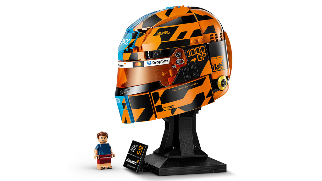 LEGO Editions 43017 McLaren Mastercard F1 komandos Oscar Piastri šalmas