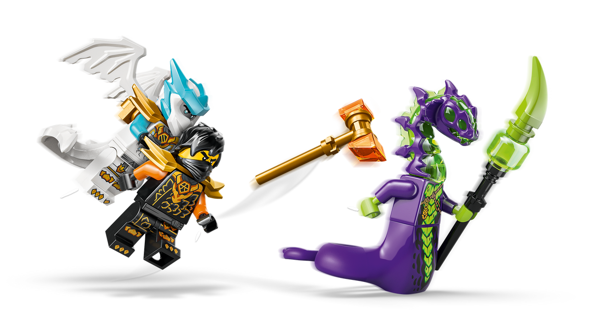 LEGO NINJAGO 71854 Cole misijos robotas ir drakonas Zane