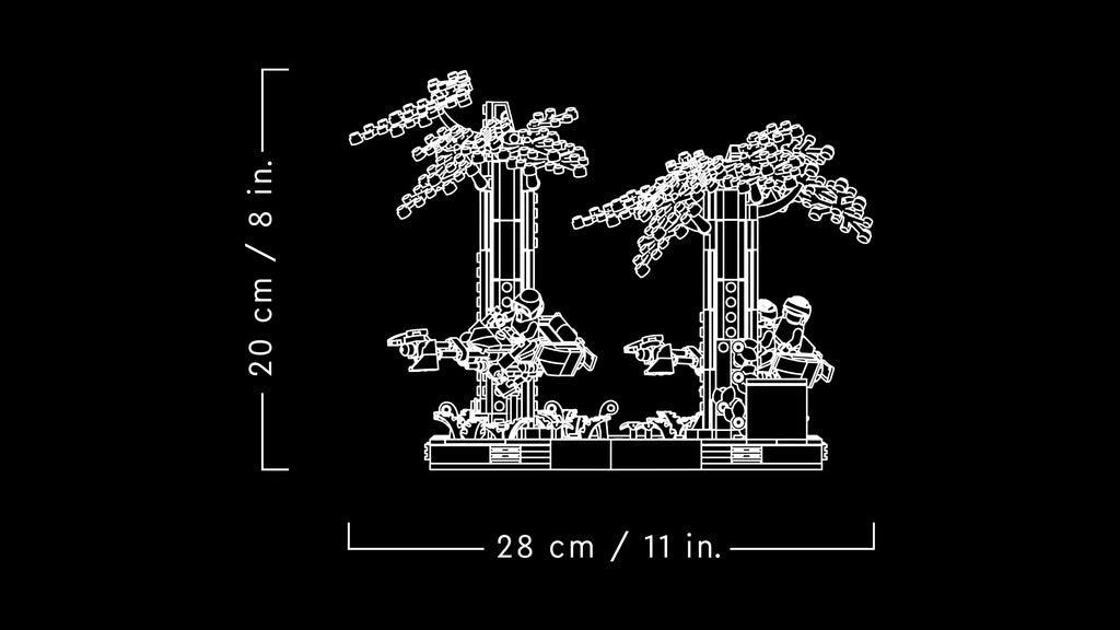 LEGO Star Wars 75353 Diorama „Gaudynės Endore“
