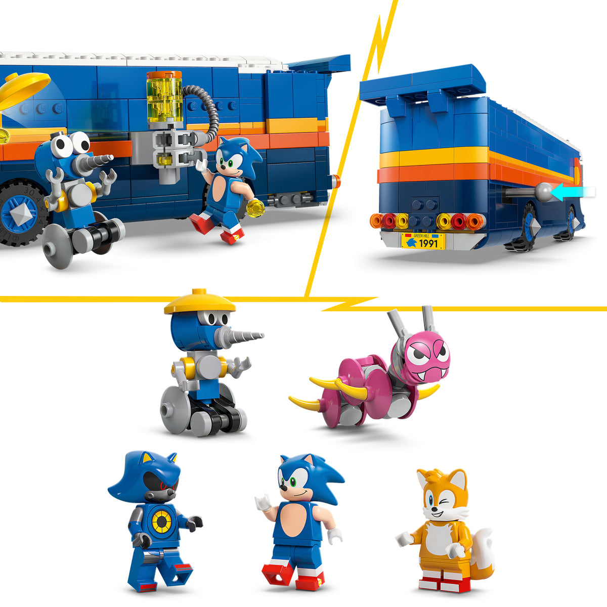 LEGO Sonic the Hedgehog 77006 Sonic komandos vadavietės sunkvežimis