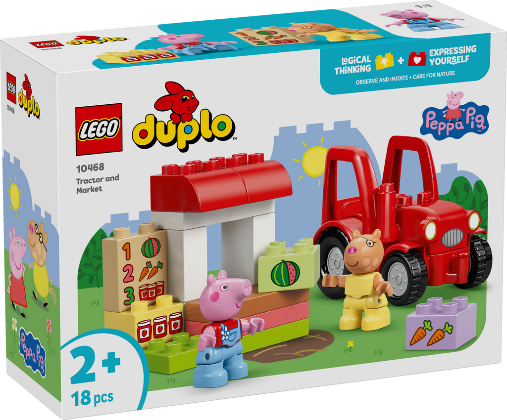 LEGO DUPLO 10468 Kiaulytės Pepos traktorius ir turgelis