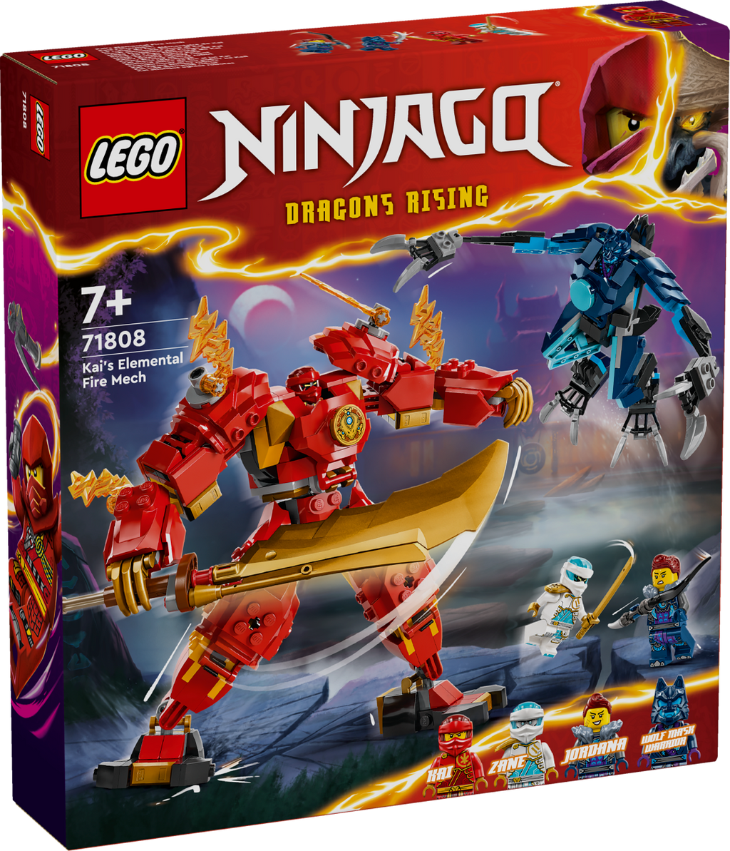 LEGO NINJAGO 71808 Kai stichijų ugnies robotas