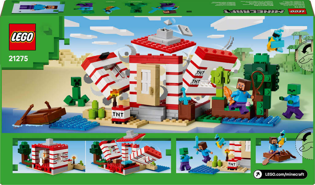 LEGO Minecraft 21275 TNT džiunglių namas
