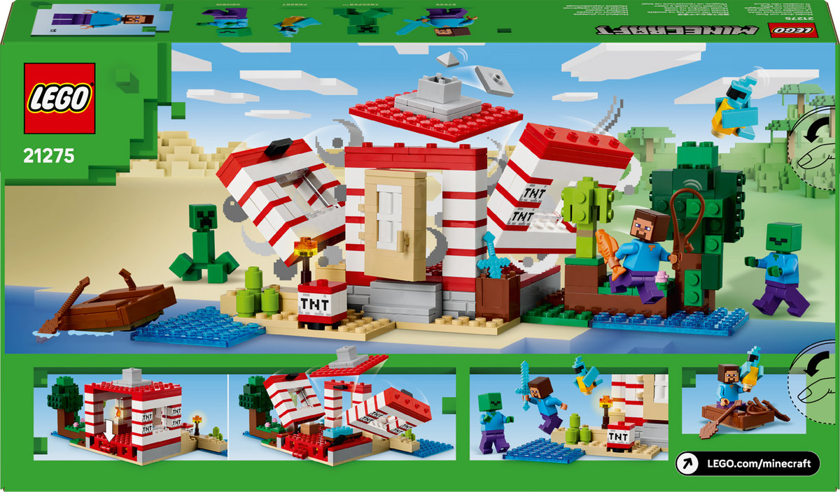 LEGO Minecraft 21275 TNT džiunglių namas