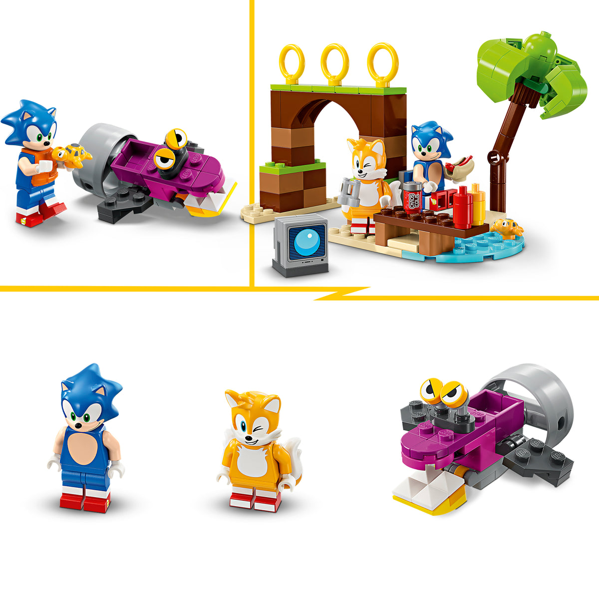 LEGO Sonic the Hedgehog 76997 Tailso nuotykių laivas
