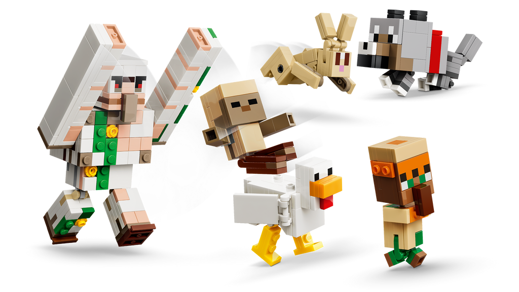 LEGO Minecraft 21592 Vištos raitelio ataka dykumoje