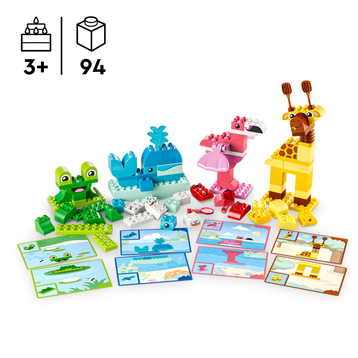 LEGO DUPLO 10472 Gyvūnų statymo žaidimas