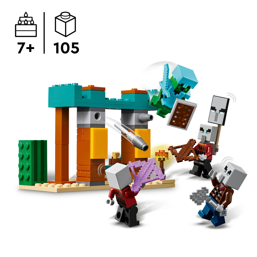 LEGO Minecraft 21267 Ilagerių dykumos patrulis