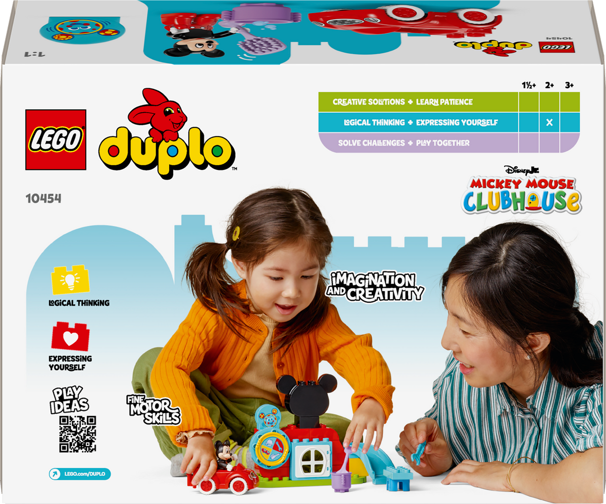 LEGO DUPLO 10454 Peliuko Mikio klubo namelis ir automobilis