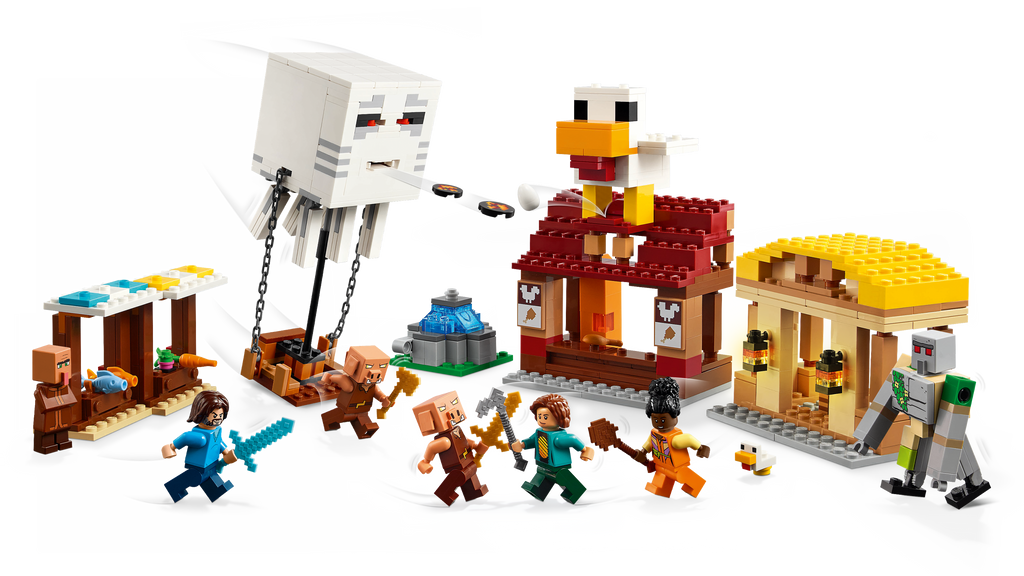 LEGO Minecraft 21273 Gasto baliono ataka kaime