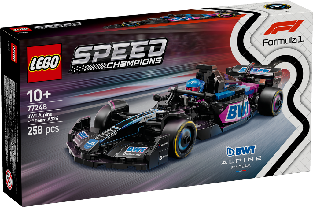 LEGO Speed Champions 77248 BWT Alpine F1 Team A524 bolidas