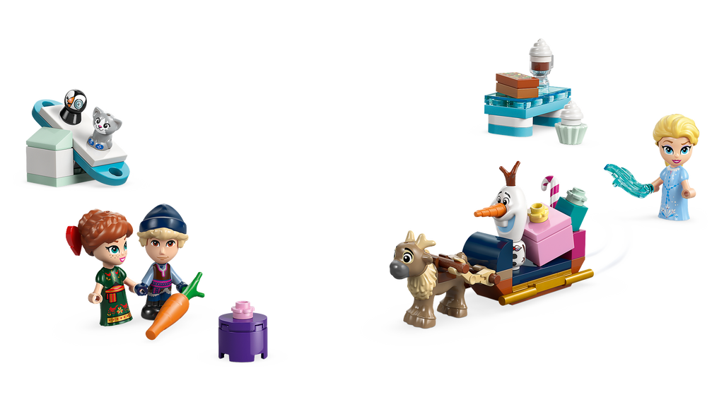 LEGO Disney 43273 „Ledo šalies“ advento kalendorius 2025