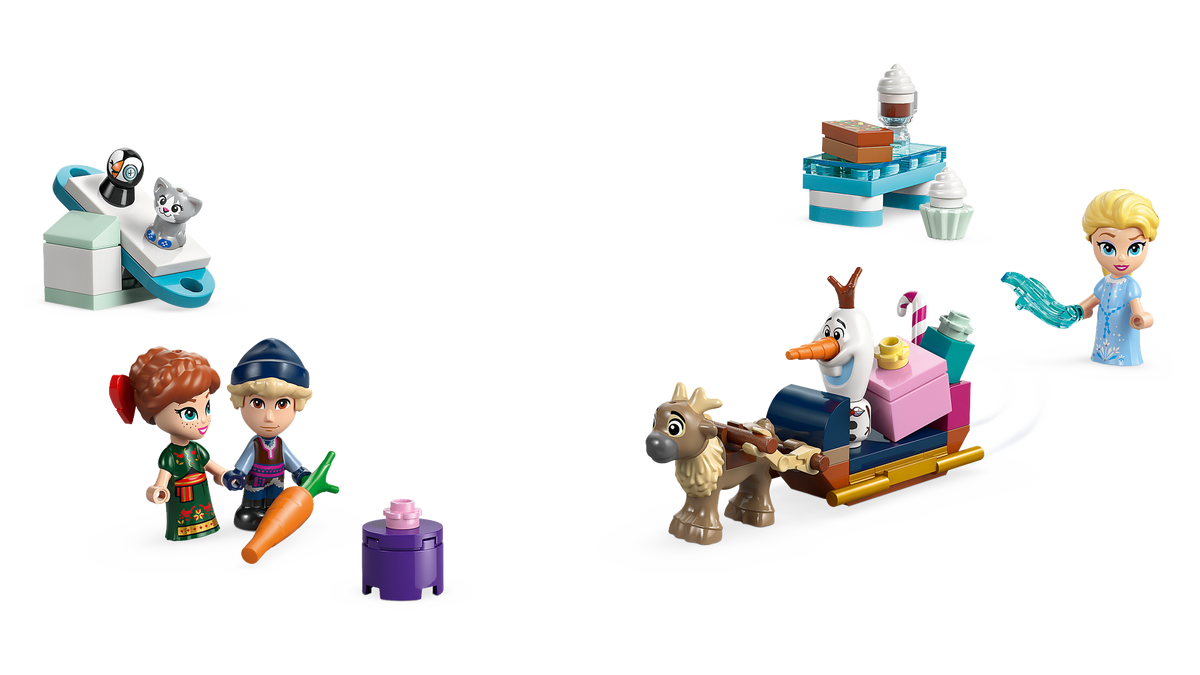 LEGO Disney 43273 „Ledo šalies“ advento kalendorius 2025