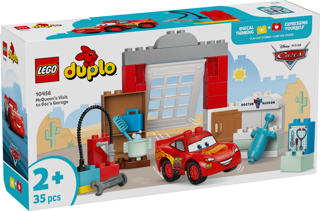 LEGO DUPLO 10456 Žaibas Makvynas Doko garaže