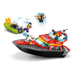 LEGO City 60373 Gaisrinis gelbėjimo laivas