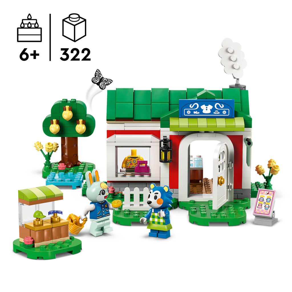 LEGO Animal Crossing 77055 Able Sisters drabužių parduotuvė