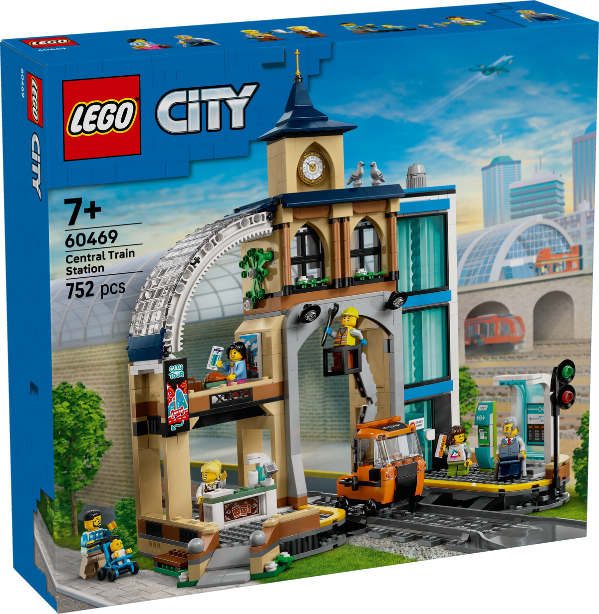 LEGO City 60469 Centrinė geležinkelio stotis