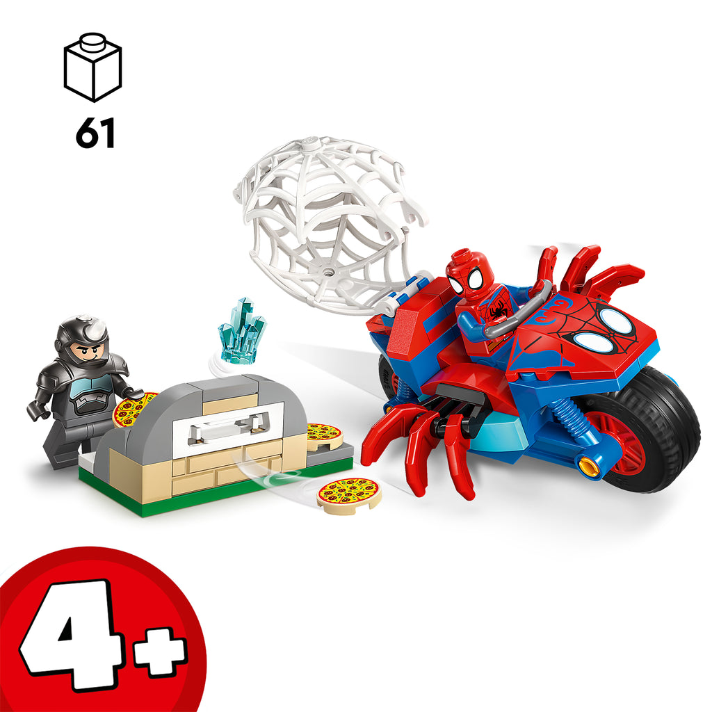 LEGO Marvel 11206 Spidey motociklu prieš Raganosį