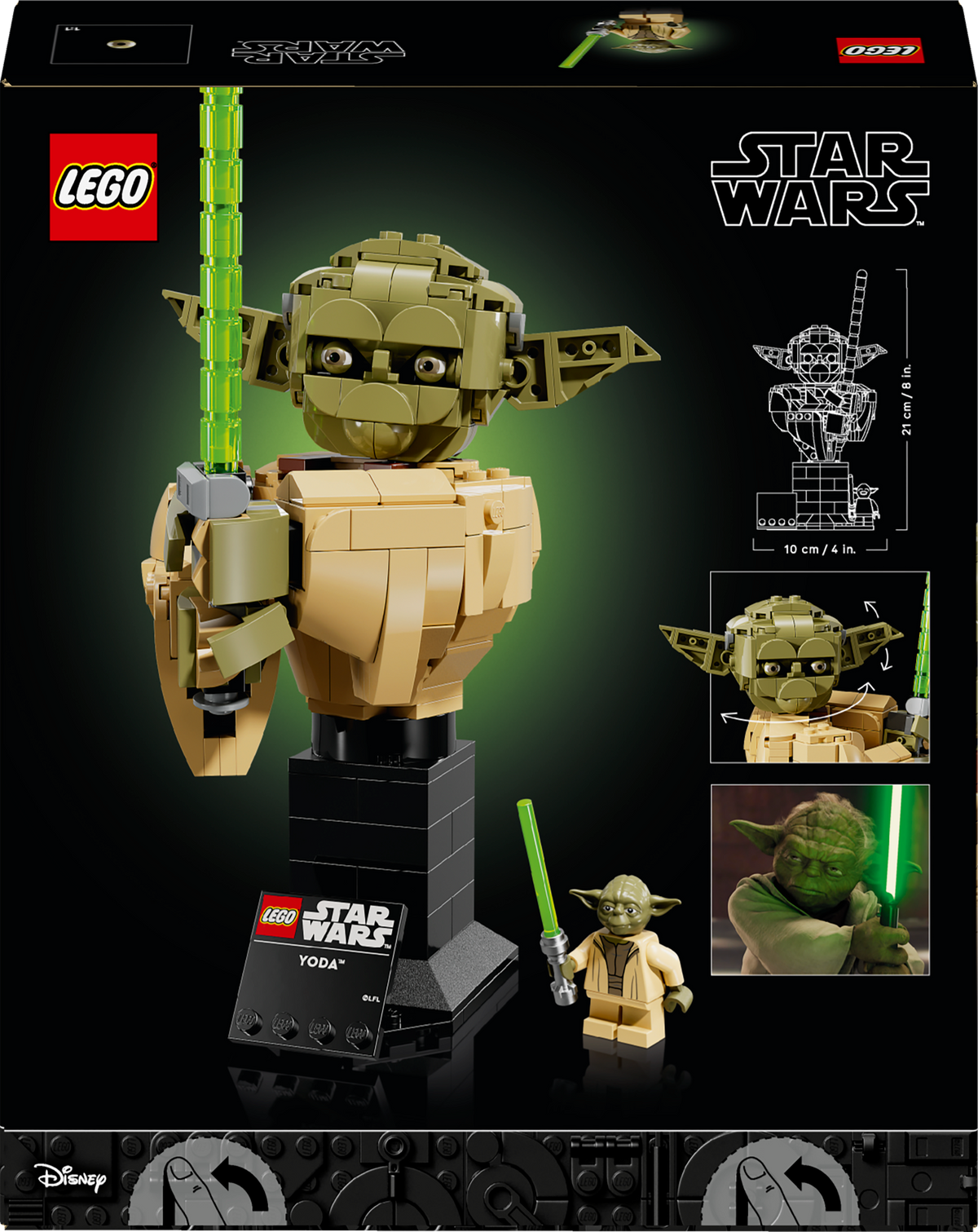 LEGO Star Wars 75438 Joda – biustas