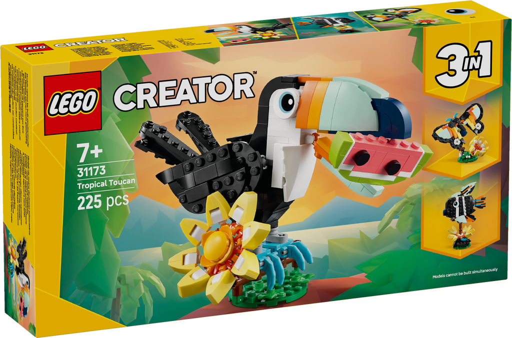 LEGO Creator 31173 Laukiniai gyvūnai: tropinis tukanas