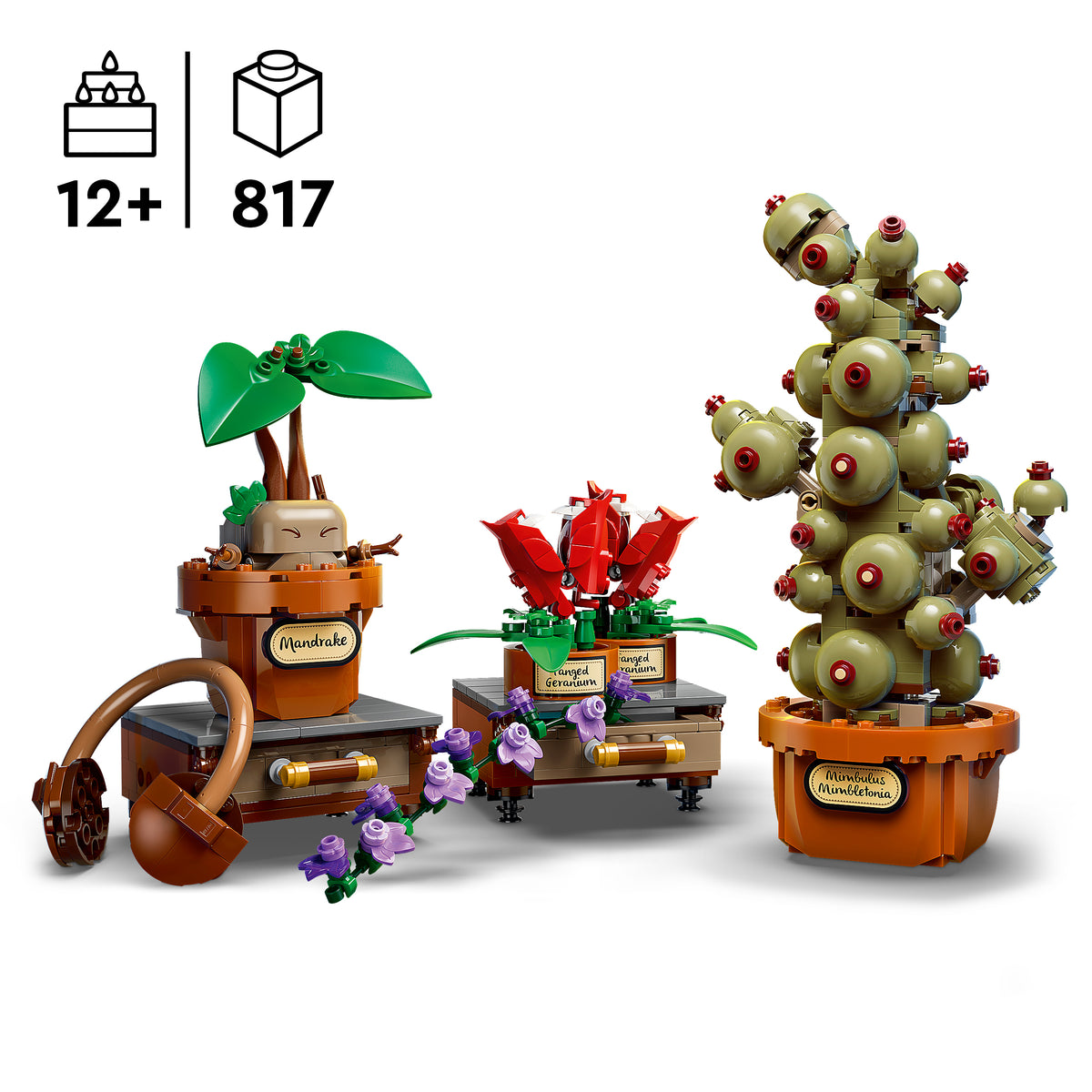 LEGO Harry Potter 76474 Hogvartso herbologijos augalai