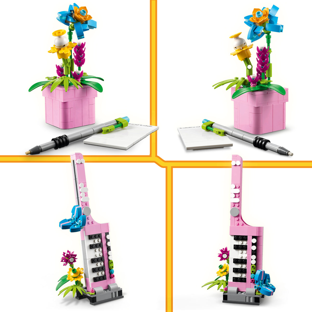 LEGO Creator 31169 Rašomoji mašinėlė su gėlėmis