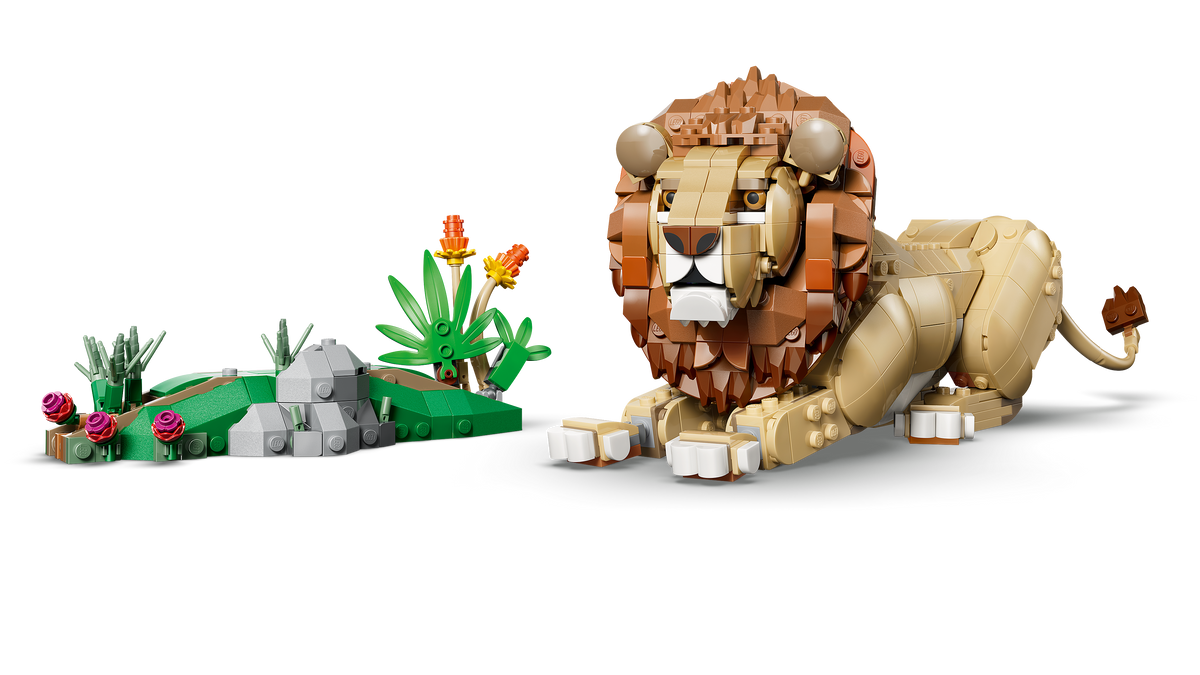 LEGO Creator 31386 Laukiniai gyvūnai: didingas liūtas