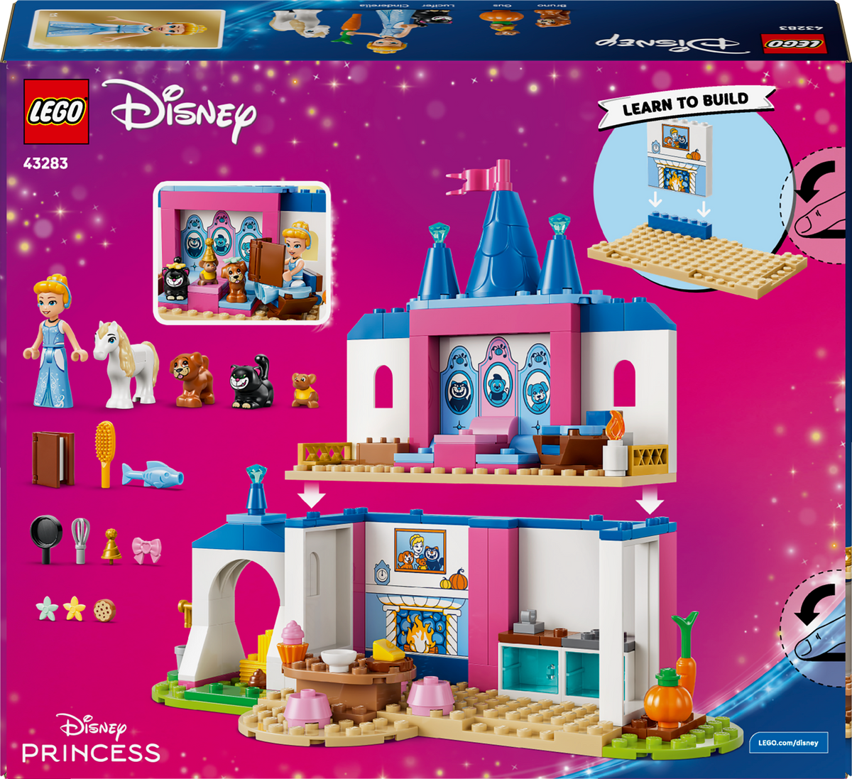 LEGO Disney 43283 Pelenės gyvūnų draugų pilis