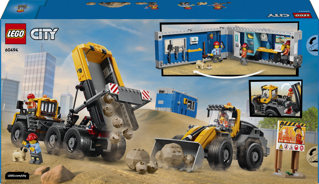 LEGO City 60494 Savivartis ir priekinis krautuvas