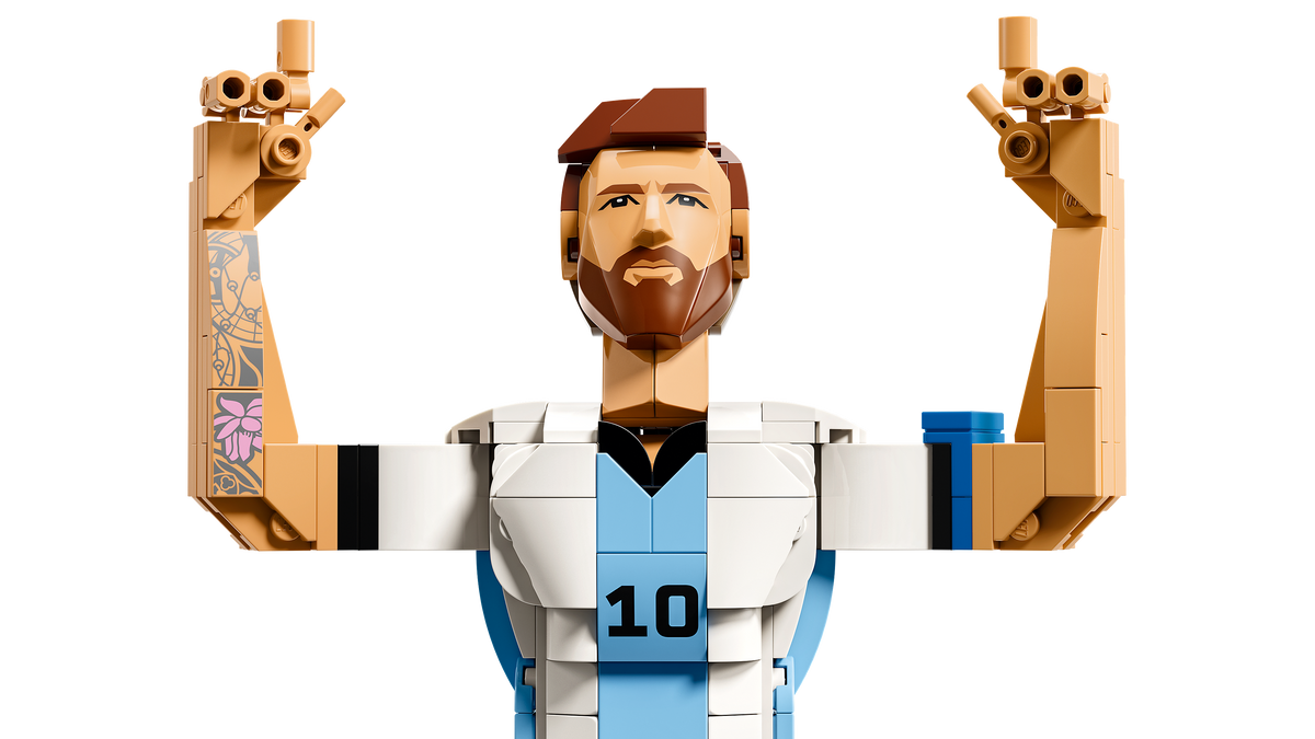 LEGO Editions 43015 Lionel Messi – futbolo legenda