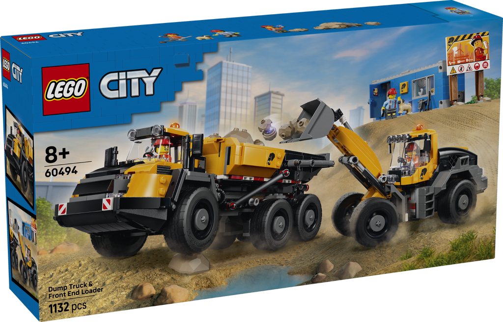 LEGO City 60494 Savivartis ir priekinis krautuvas