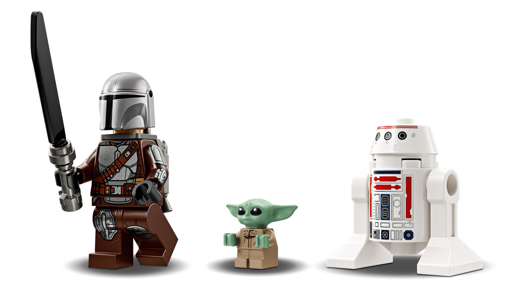 LEGO Star Wars 75410 Mando ir Grogu kovinis erdvėlaivis N-1