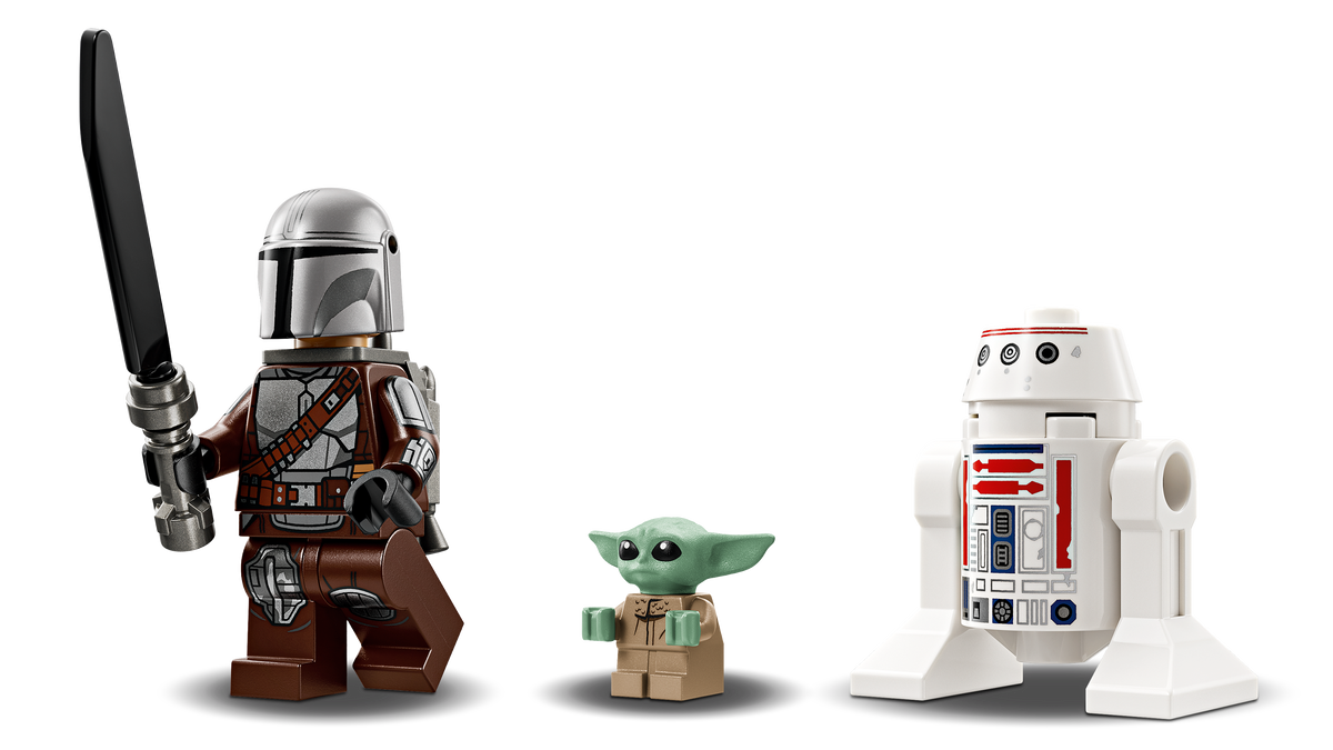 LEGO Star Wars 75410 Mando ir Grogu kovinis erdvėlaivis N-1