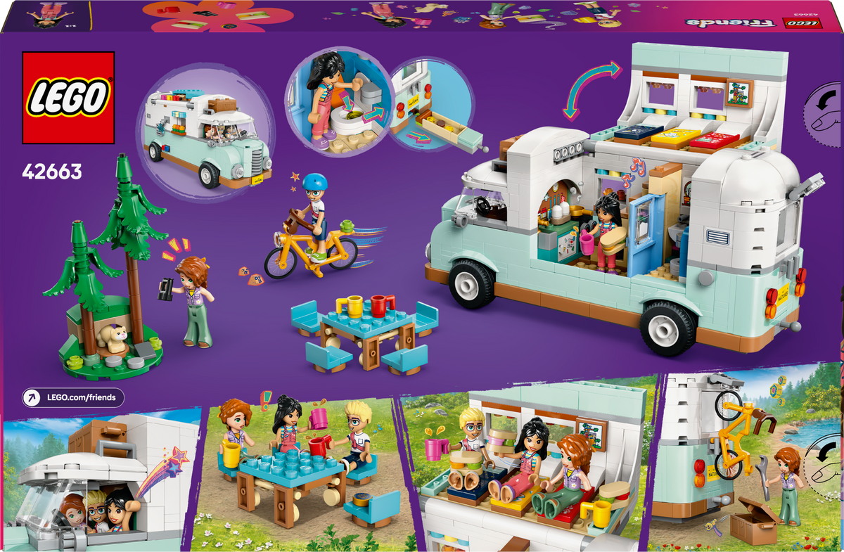 LEGO Friends 42663 Draugų nuotykis kemperiu