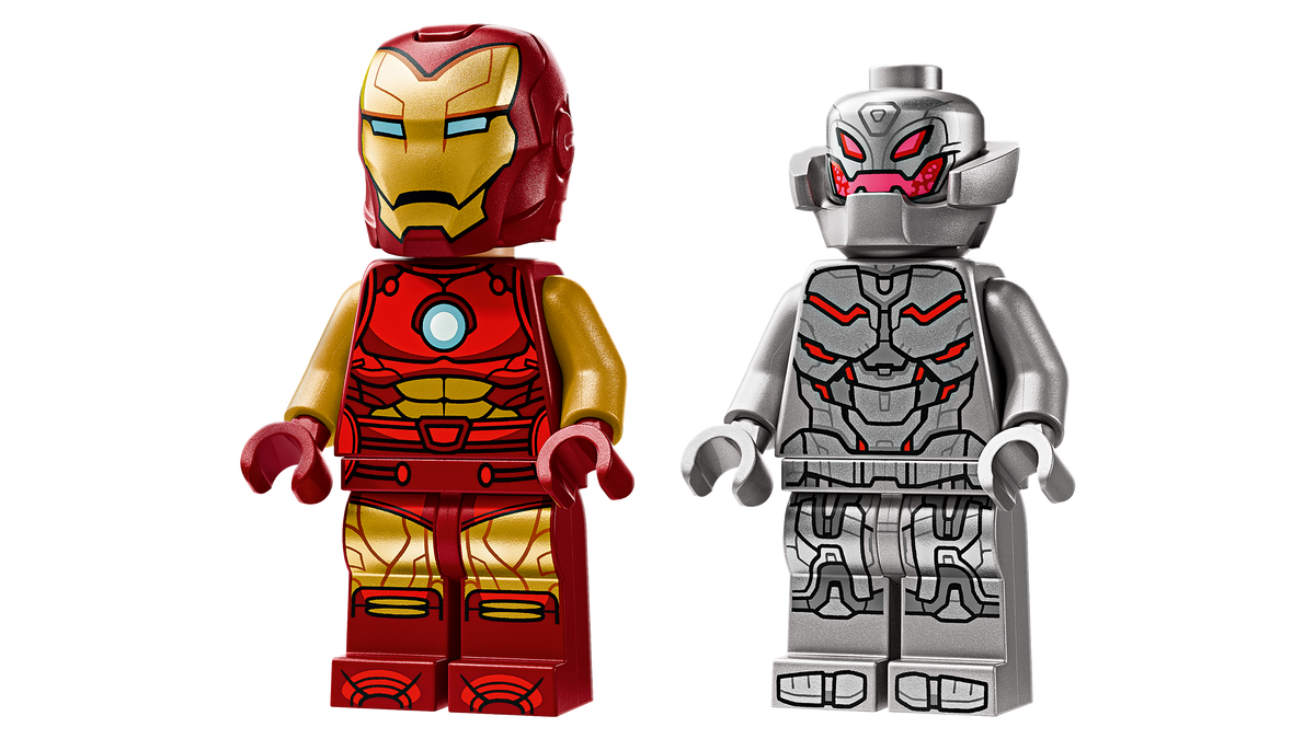 LEGO Marvel 76307 Geležinio žmogaus robotas prieš Ultroną