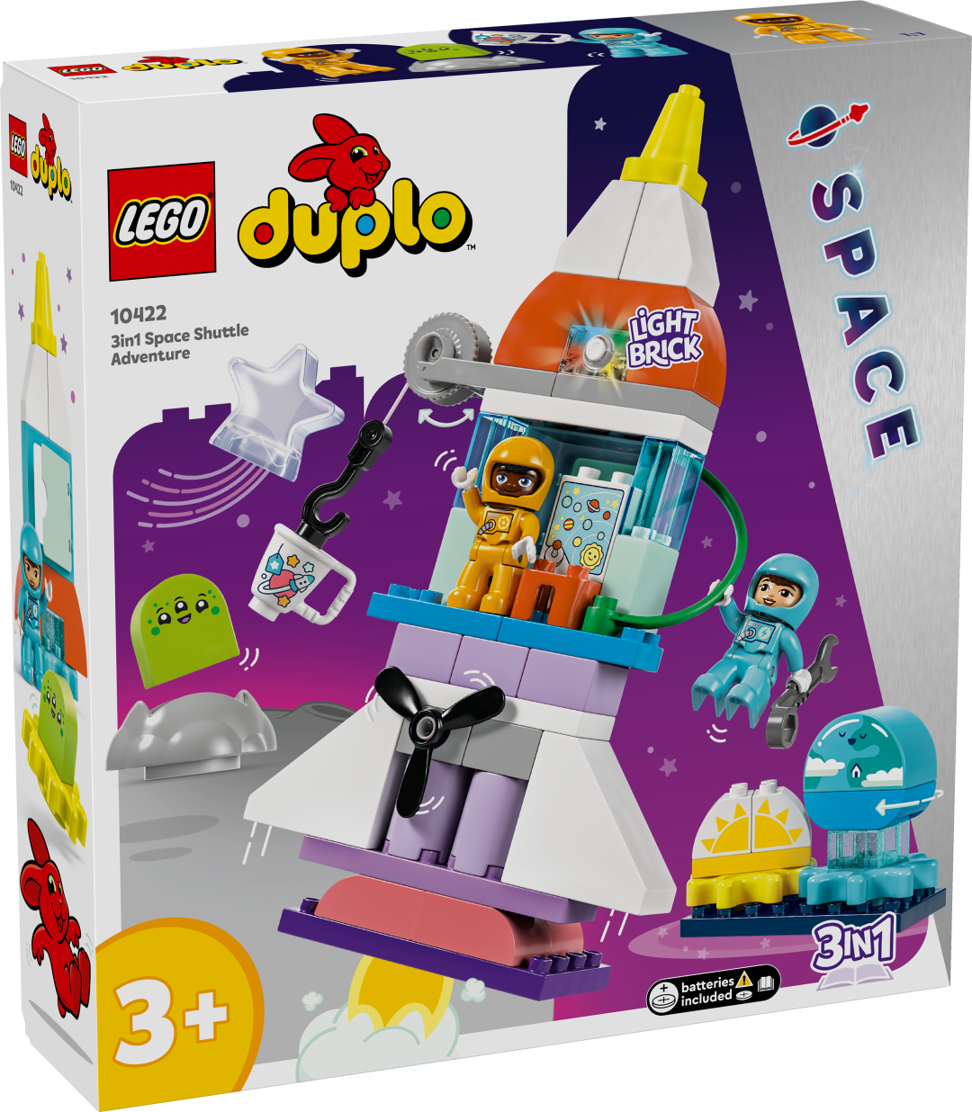 LEGO DUPLO 10422 Kosminio šaudyklio nuotykis 3 viename
