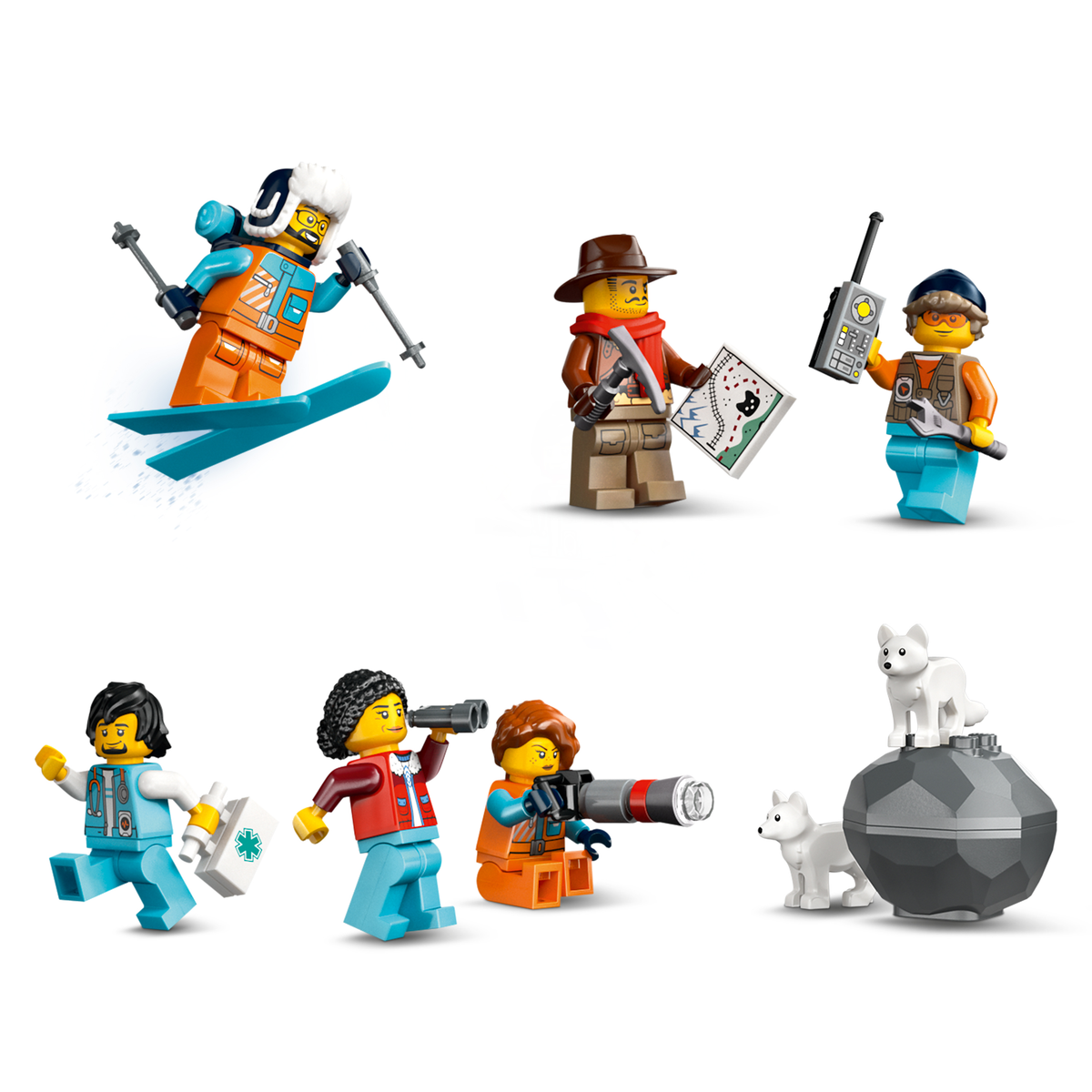 LEGO City 60470 Tyrinėtojų Arkties poliarinis ekspresas