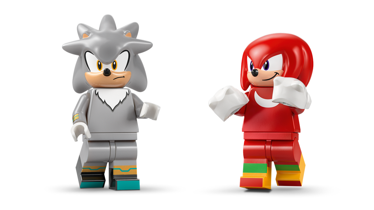LEGO Sonic the Hedgehog 77118 Silverio automobilis prieš Knuckles visureigį-monstrą