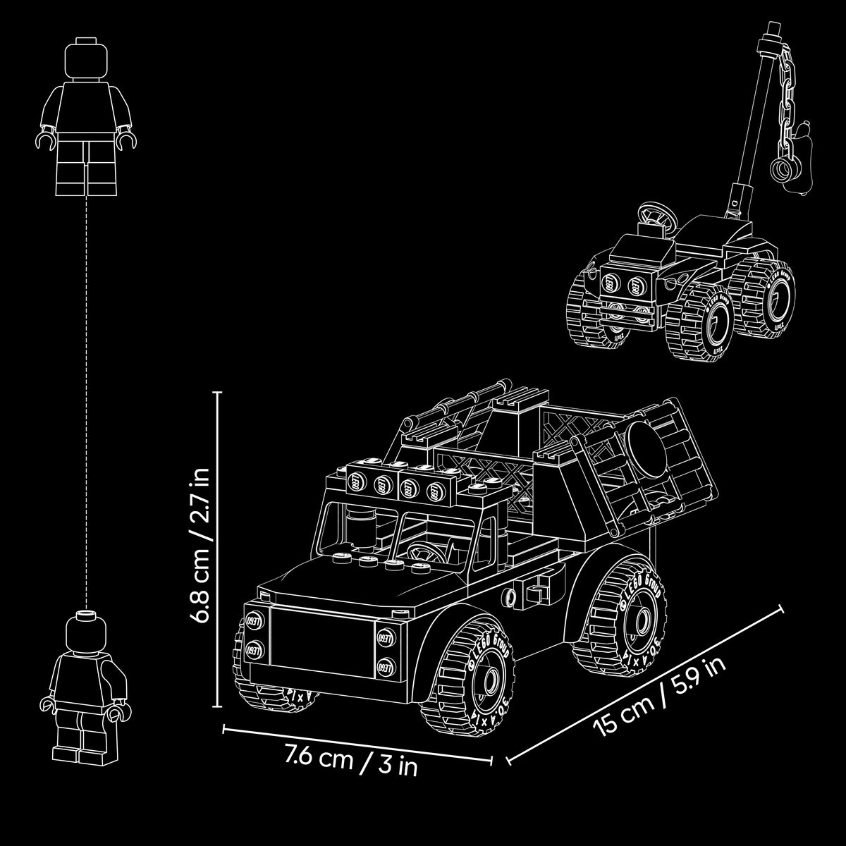 LEGO Jurassic World 77978 Jauno tiranozauro pervežimo sunkvežimis