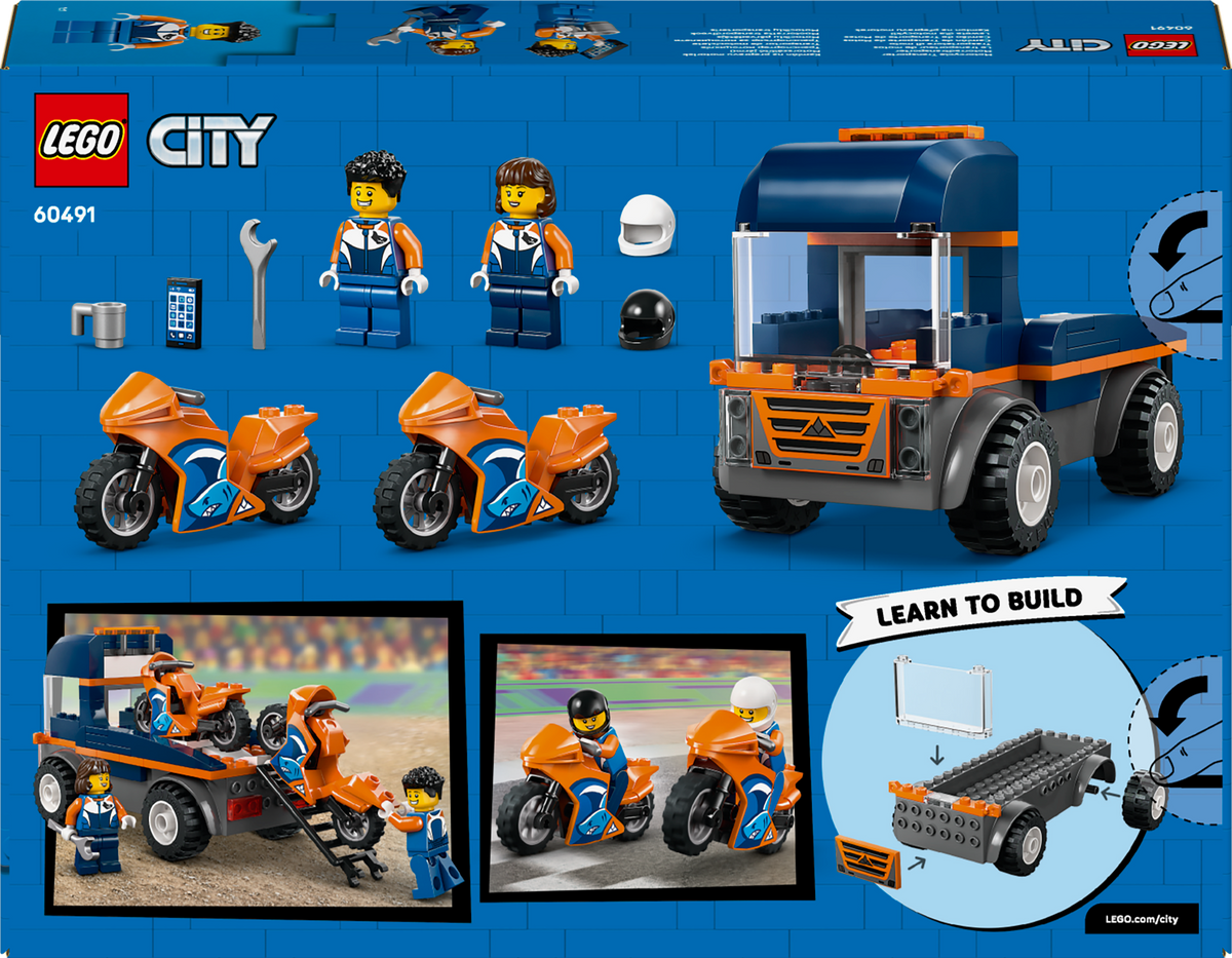 LEGO City 60491 Motociklų vežėjas