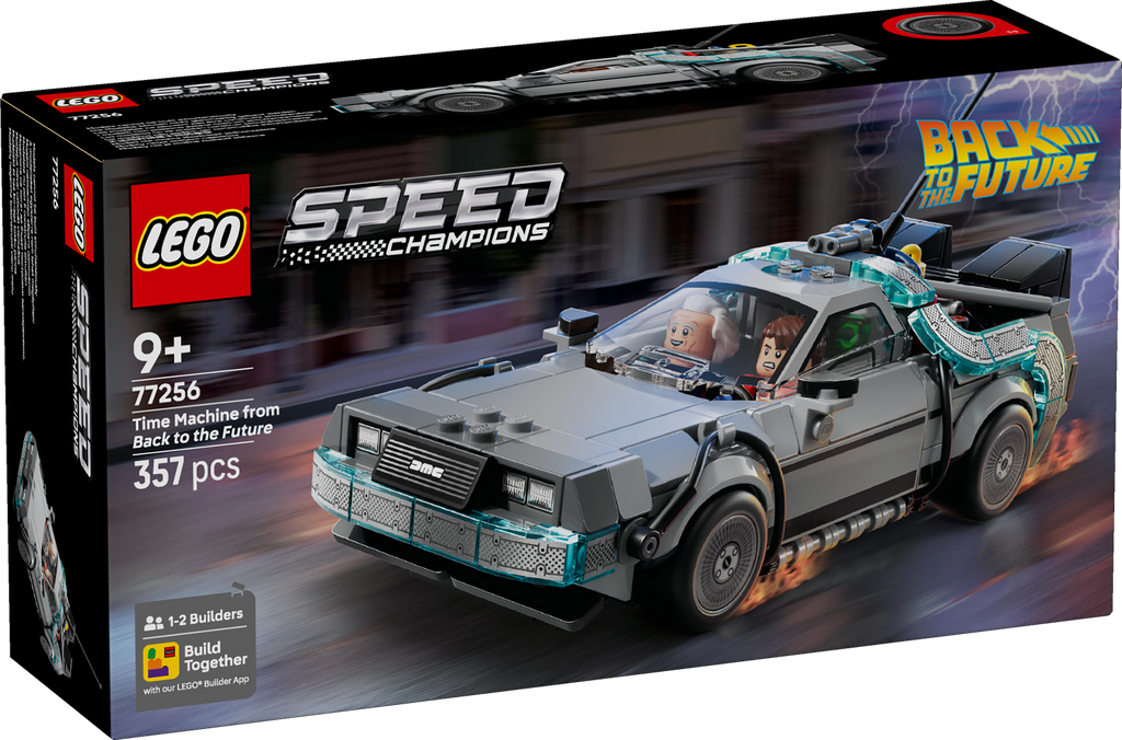 LEGO Speed Champions 77256 Laiko mašina iš filmo „Atgal į ateitį“