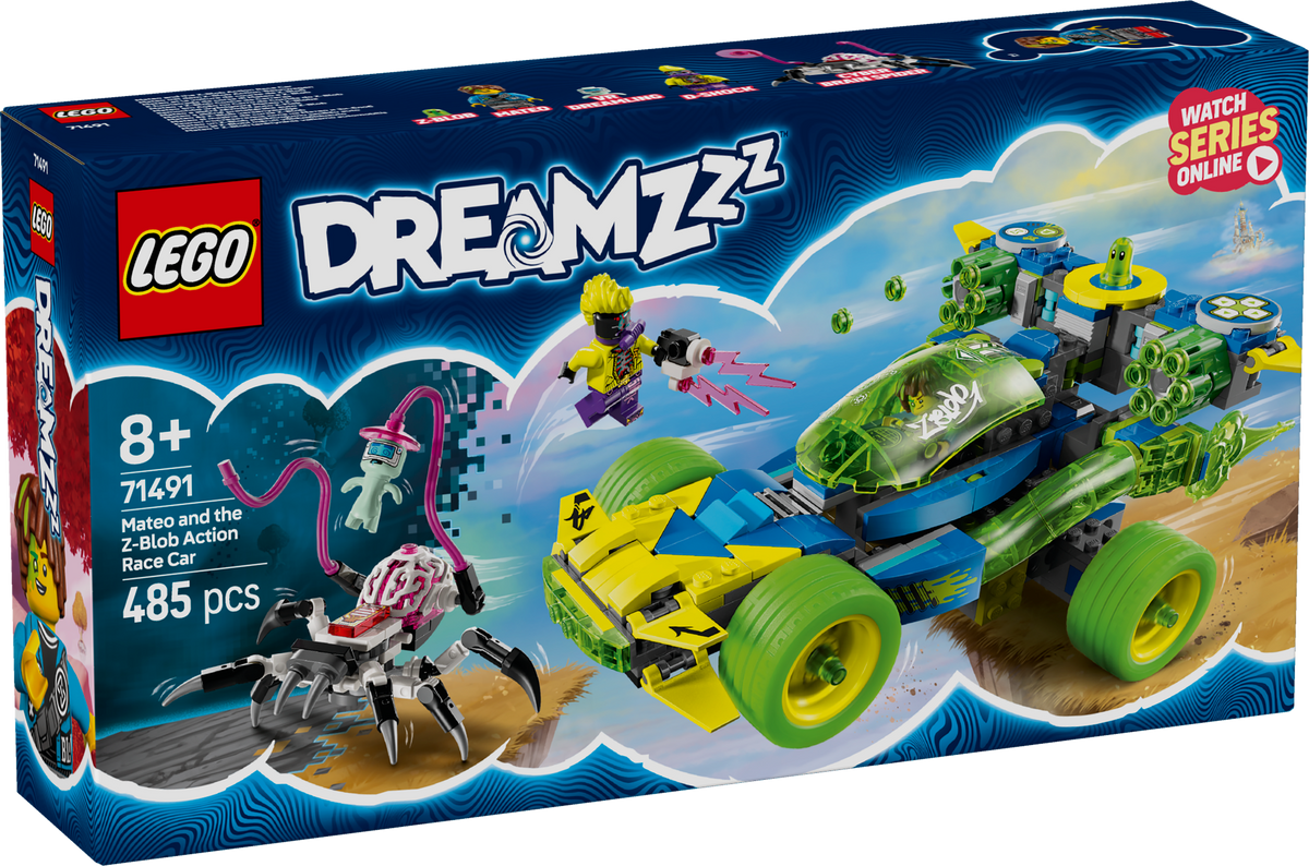 LEGO DREAMZzz 71491 Mateo ir Z-Blobo lenktyninis automobilis