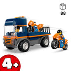 LEGO City 60491 Motociklų vežėjas