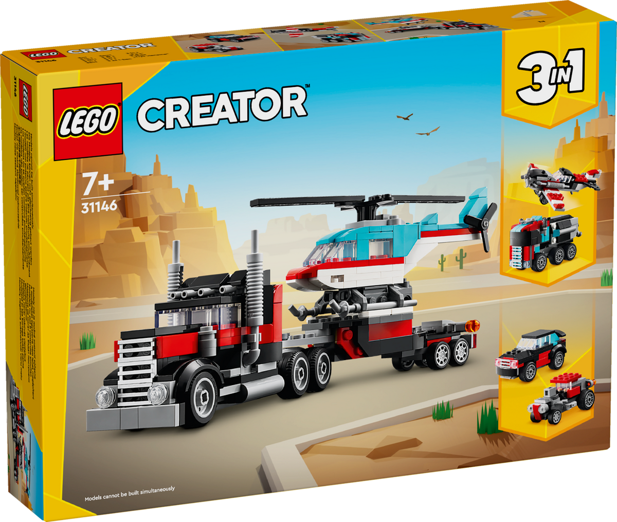 LEGO Creator 31146 Sunkvežimis-platforma su sraigtasparniu