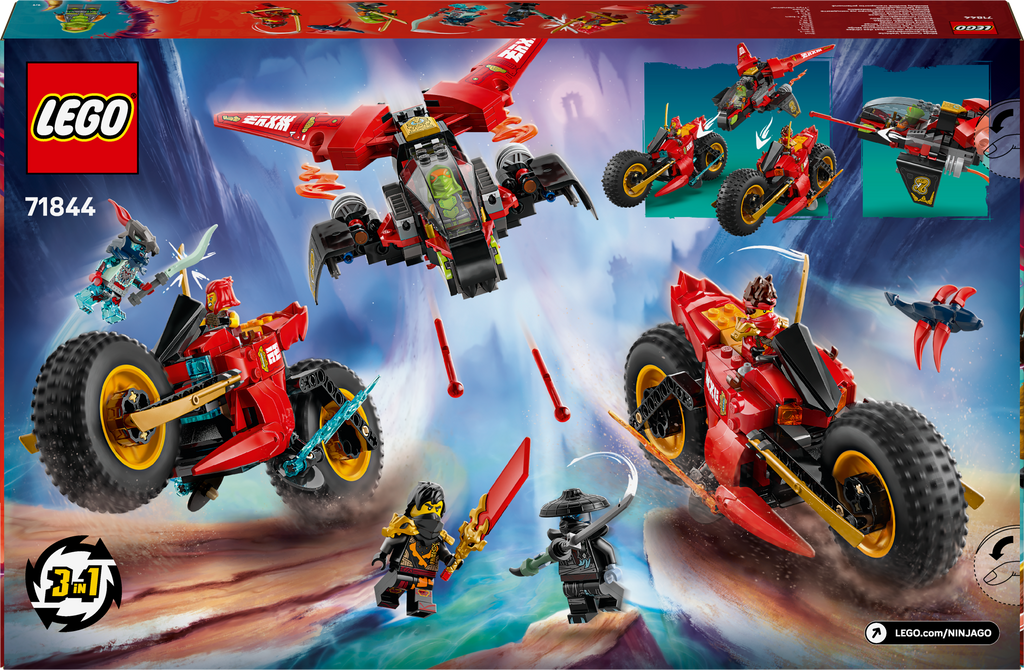 LEGO NINJAGO 71844 Nindzių kovinė mašina