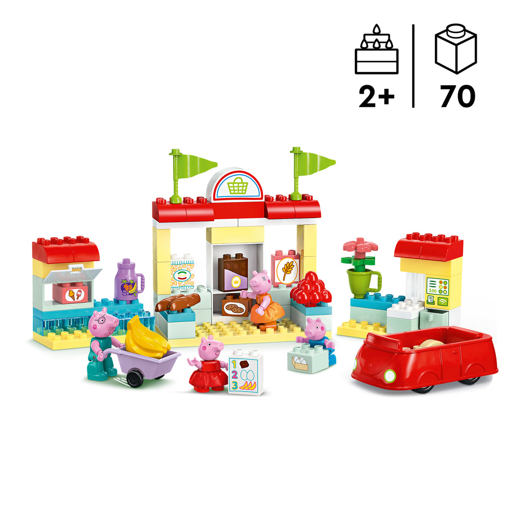 LEGO DUPLO 10434 Kiaulytės Pepos prekybos centras