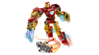 LEGO Marvel 76307 Geležinio žmogaus robotas prieš Ultroną